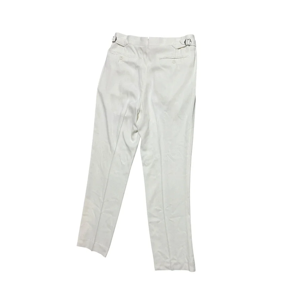 Ralph Lauren Purple Label Ivory Silk Trousers 30 Custom Shawl Tux Jacket Set 40R